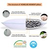Homelike Moment Down Feather Pillows for Sleeping - 2 Pack