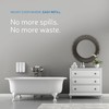 EZPULL EZ-SHOWER Wall Mount Body/Hair/Conditioner Trio Shower Dispenser for Bathroom/RV/Airbnb,