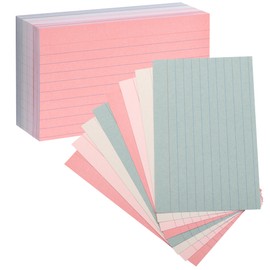 Mr. Pen Lined Index Cards - 3x5, 180 Cards, Assorted Colors, Flashcards for Studying