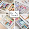 STORi SimpleSort 10-Piece Stackable Clear Drawer Organizer Set | Multi-size