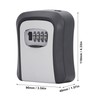 Key Lock Box 5in 4 Digit Combination Lockbox Resettable Code