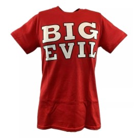 Hybrid Tees Undertaker Big Evil Fighting Is Lifestyle Mens Red T-shirt - XL