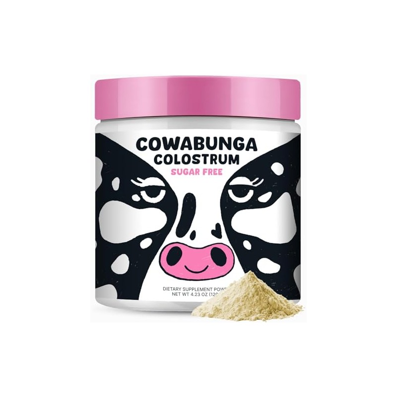 Cowabunga Calostro Bovino Polvo 120 Gramos Fabricado Excelentes Beneficios Fácil
