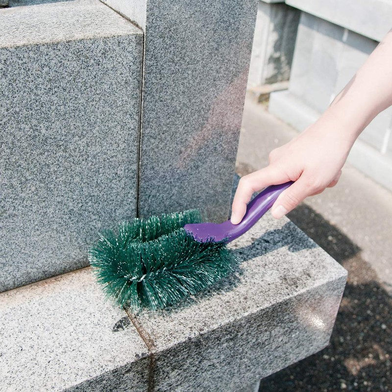 Azuma Brush, Tombstone Corner Washing Brush, Total Length: Approx. 28
