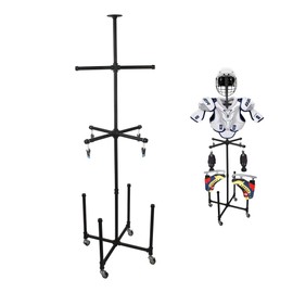 IMCCSPTP Hockey Drying Rack,Hockey Gear Drying Rack,Hockey Equipment Rack,Hockey Equipment Drying Stands,Tactical Work Gear Rack,Ice Hockey Stands,Hockey Stand,Hockey Equipment Dryer Rack(Black