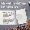 [200 pack] No Mess French Press Brew Bag to Save
