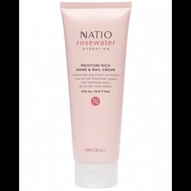 Natio Buy Natio Rosewater Hydration Moisture Rich Hand & Nail Cream 100ml Online | Chempro Chemists