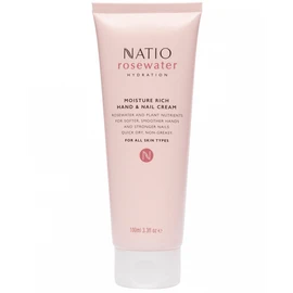 Natio Buy Natio Rosewater Hydration Moisture Rich Hand & Nail Cream 100ml Online | Chempro Chemists