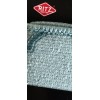 Ritz Trellis Print Reversible Mat Fast Drying Aqua Blue Folds