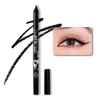 Kaely Black Pencil Eyeliner,Sharpenable Multi-Use Gel Eyeliner Pencil,Waterproof Smudge proof