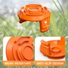 3 Pack Trimmer Replacement Spool Cap Cover for Worx,Compatible for
