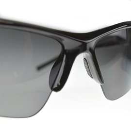 DeWalt Tinted Lens Radius Safety Glasses - Smoke Lens Safety Glasses For Men & Women - 99.9% UV Protection Glasses - Rubber Tipped No-Slip Design