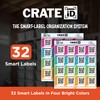 CrateID QR Code Labels for Organizing Storage | Premium QR