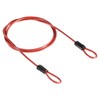 PATIKIL Security Steel Cable 2.5mm x 1m/3.28ft Coated Luggage Lock