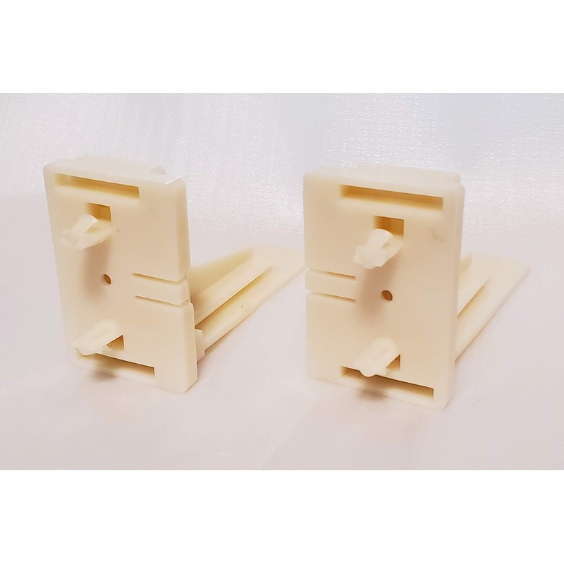 KT HRUSEADJA Rear Drawer Track Sockets Mounting Back Plates Brackets,