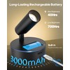 GOODEA Spotlights Indoor with Remote, 3000mAh Rechargeable Battery Plant Spotlight