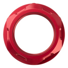 Tusk Billet Aluminum Steering Stem Nut Red for Honda CRF110F 2013-2023
