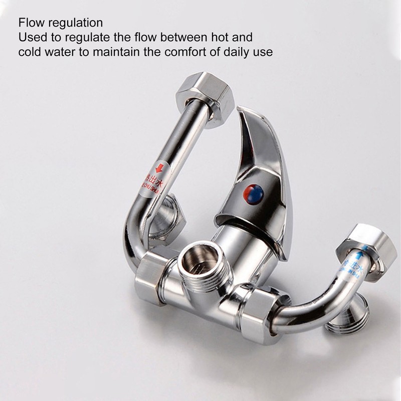 Copper Electric Water Heater Mixing Valve Surface Mounted U Bend