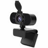 Full HD 1080P Webcam With Microphone, Privacy Cover, USB Computer
