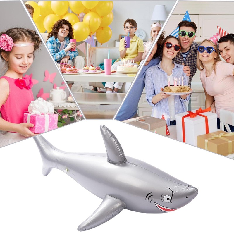 Inflatable Shark Pool Float - Shark Pool Float | Large