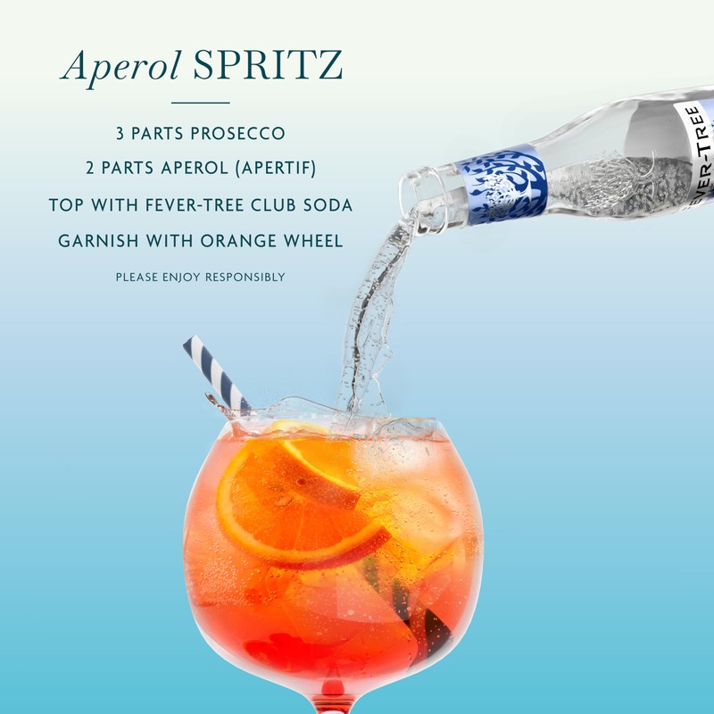 Fever-Tree Premium Club Soda, No Artificial Sweeteners, Flavourings or Preservatives,