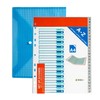 A4 Plastic Dividers (A-Z) Includes Plastic Envelope - DIN A4