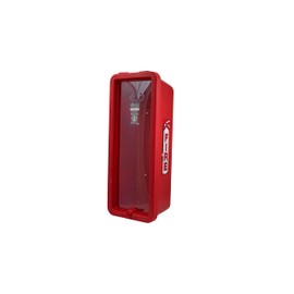 Fire Extinguisher Cabinet Fire Extinguisher Box Outdoor Fire Cabinet Mounted Fire Extinguisher Cabinet Fire Extinguisher Cover (Red with Pull-Panel, Rx350, Plastic, 5 Pounds, 1, AKA1)