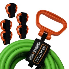 MULTUS Hook & Loop Storage Strap | Heavy Duty Tool Organizer with Carry Handle | Great RV Accessories for Men | Super Strong Storage Organizer for Garage, Travel, Home, Camping 5 Pack