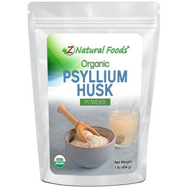 네츄럴푸드 유기농 차전자피 차전차피 가루 분말 실리엄허스크 454g Natural Food Organic Psyllium Husk Powder 454g