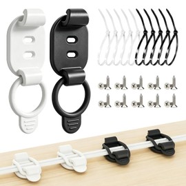 Adjustable Cable Management Clips - Self Adhesive Cord Organizer