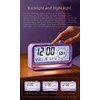 YHFITN Digital Alarm Clock, Night Light, Visual Timer, LCD Time