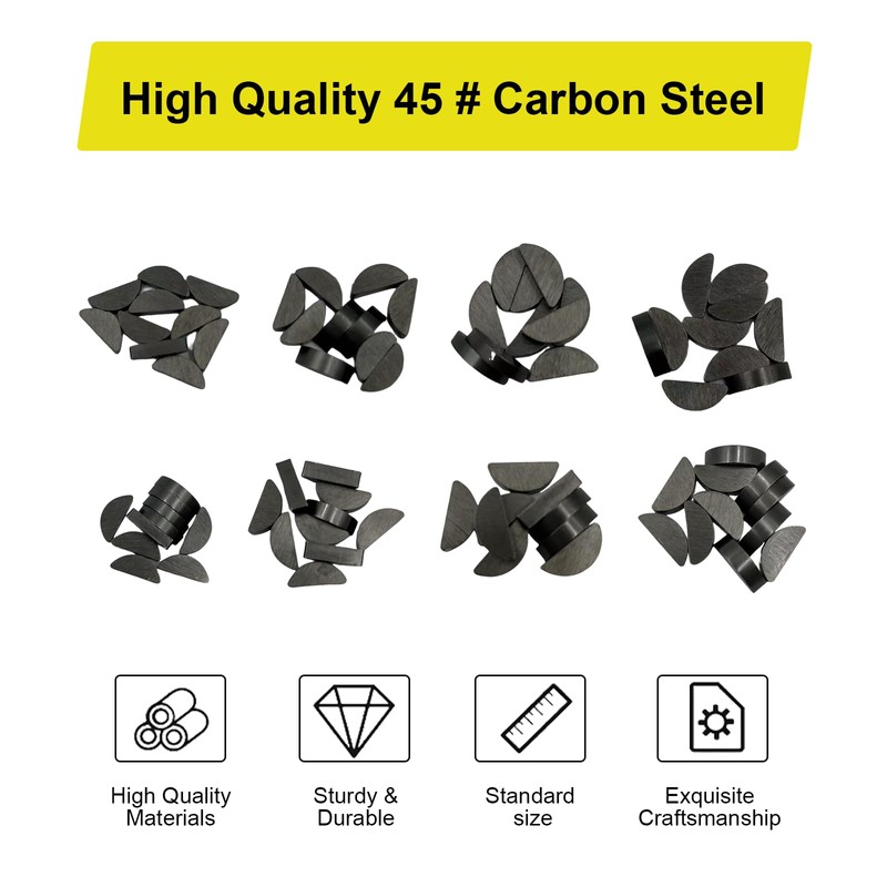 Pack of 80 Disc Spring Wedges Assortment 3-4-5-6 mm Disc