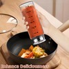 2 Pcs Large Salt & Pepper Shakers, Glass Salt &