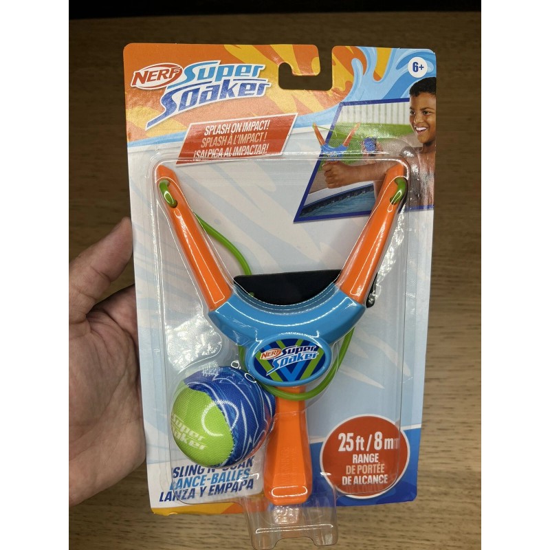 NERF Sling N Soak Super Soaker Sling Shot Water Toy