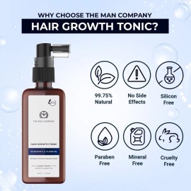 The Man Company Hair Growth Vitalizer Tonic with 3% Redensyl & Onion Oil 100ml