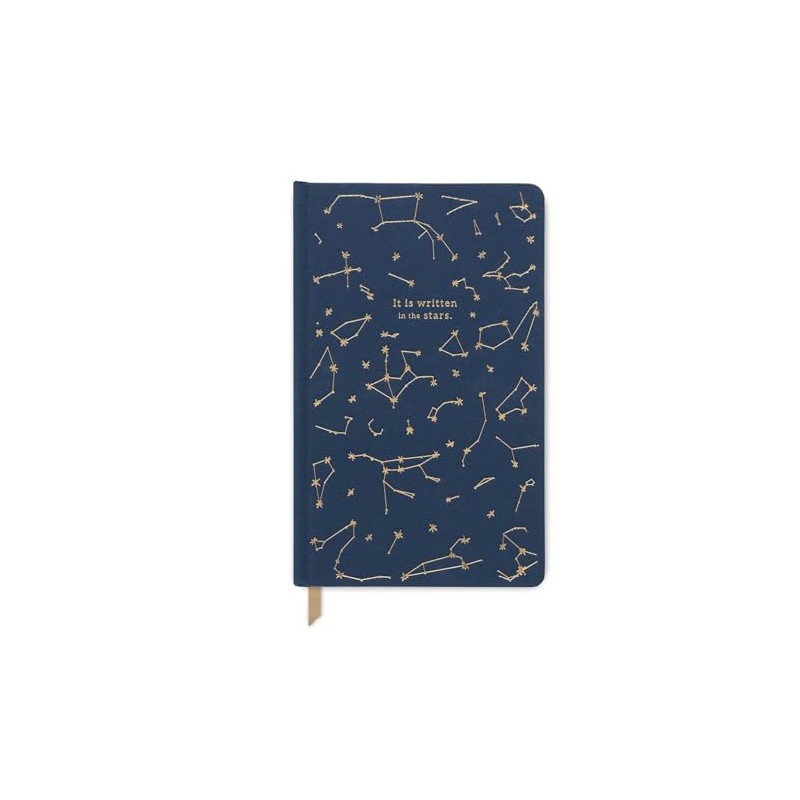 DesignWorks Ink Cloth Hardcover Journal Notebook with Lined Pages and