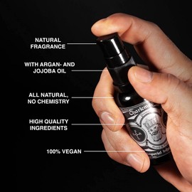 Charlemagne Beard Oil - 30ml - Beard Oil Made in Germany - Lime Mint Scent - Beard Care Oil - Stimulates Beard Growth