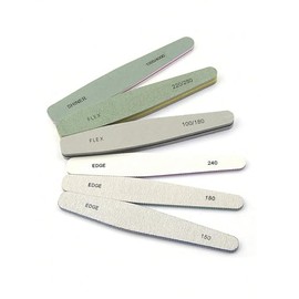 6Pcs/Set Professional Nail Files And Buffers Set For Acrylic Gel Nail And Natural Nail Double Sided Emery Boards Nail File And Buffer Washable Nail Buffer File Polisher 100/150/180/220/240/280/1000/4000 Grit