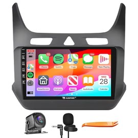Kunfine Car CarPlay Android Auto Navigation Stereo GPS Radio Reverse Camera Display 9" IPS Touchscreen Headunit Tablet Pad Media Player for Chevy Cobalt 2011-2018, if Applicable Quad Core 2G+64G