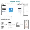 Jadeshay Thermostat, 10A Programmable WIFI thermostat Socket Digital Smart Heating