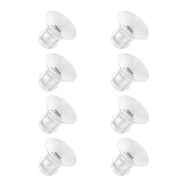 Insertos de brida de 15 mm, 8 piezas compatibles con Momcozy S12 pro/S9 pro/S9/S10/S12/Medela/TSRETE/Spectra/Bellababababy etc. Extractor de leche portátil de 24 mm, reduce el túnel de 24 mm hasta el