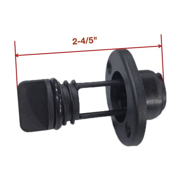yiheozux 2 Pieces Marine Transom Drain Plug Screw Type for