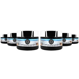 JYE Crema de Concha Nacar Natural, Hidratante aclarante, para todo tipo de piel de rostro y cuerpo. Incluye 6 frascos