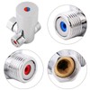 G1/2 Hot Cold Water Mixing Valve, 3 Ways Brass Thermostatic