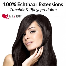 hair2heart Fusion U-TIP Keratin Bond Extensions | 100% real human hair extensions | 25 strands | smooth hair | #5/0, Light Brown | 1 grams per strand | 24inch