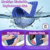 8 Pack Reusable Mop Pads Compatible for Swiffer PowerMop,Microfiber Mop