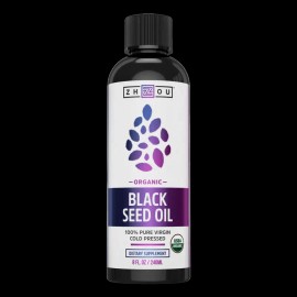 Cold-Pressed Black Cumin Seed Oil Supplement – Liquid Omega 3-6-9 for Daily Wellness, Heart, Digestive & Immune Support, 1 Fl Oz