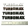 2pcs New Hood Letter Logo Emblem Badge Adhesive Nameplate Compatible