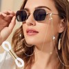 Ymapinc 40 Pack Eyeglass Chain Ends, Eyeglass Chain Connector for