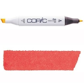 Copic Marker with Replaceable Nib, R08-Copic, Vermilion by Copic Markers